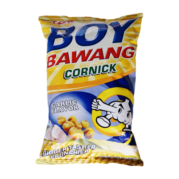 Boy Bawang Corn Snack Garlic Flavor 90g