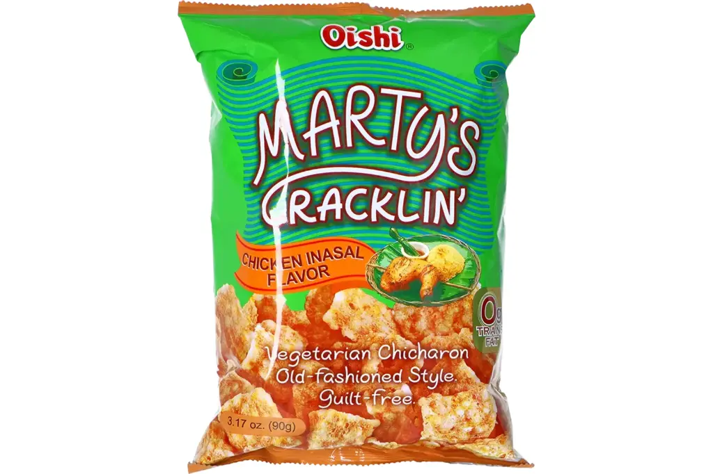 Oishi Marty's Cracklin' Chicken Inasal Chicaron 90g