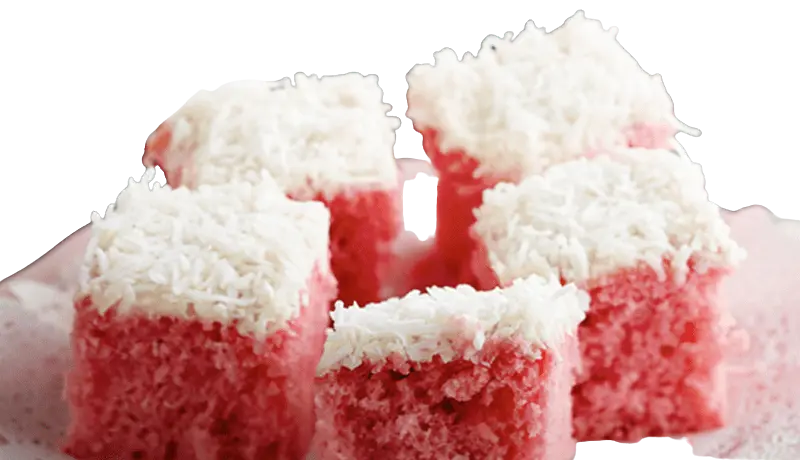 Coconut Red Cakes 