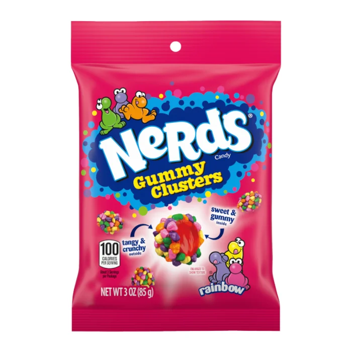 Nerds Gummy Cluster Rainbow 85g