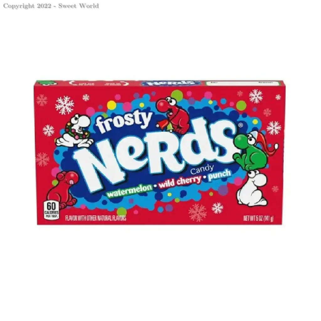 Nerds Frosty Holiday Candy Theater Box 3.75g