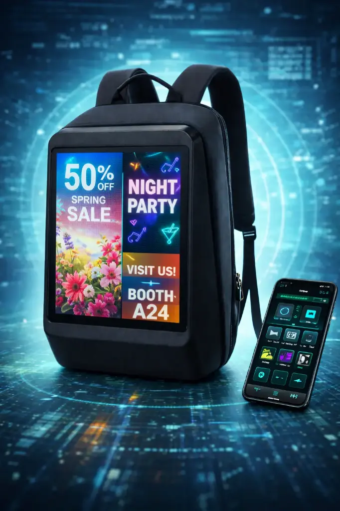 T 41 Bag Backpack Riding Backpack Led Control Phone Smart