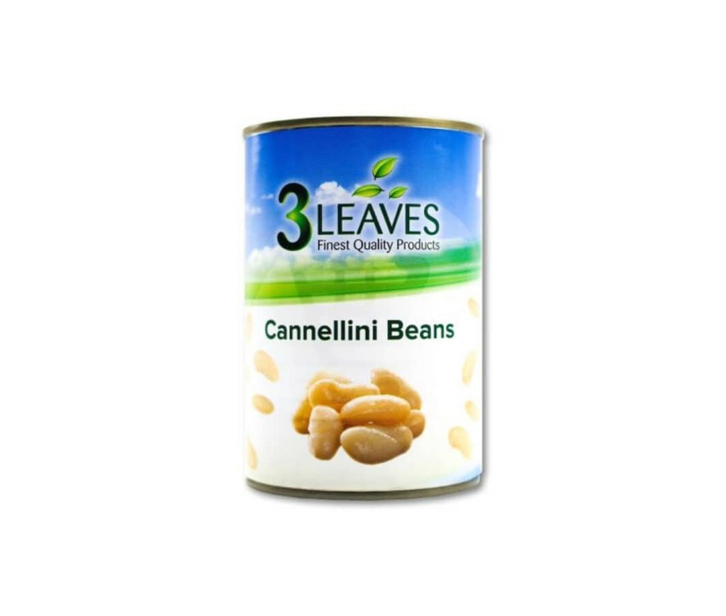 3 Leaves Cannellini Beans 400g