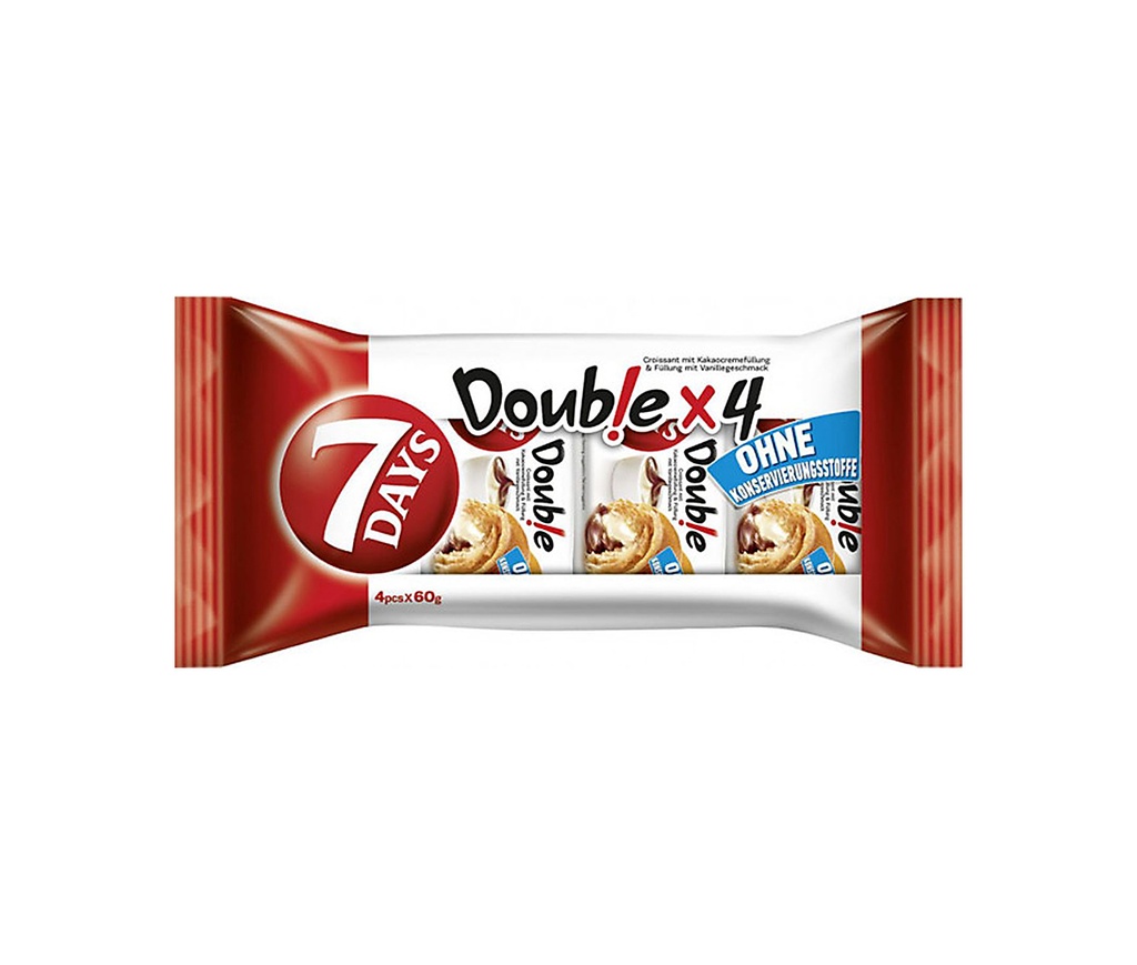 7 Days Croissant With Cocoa 4X60g