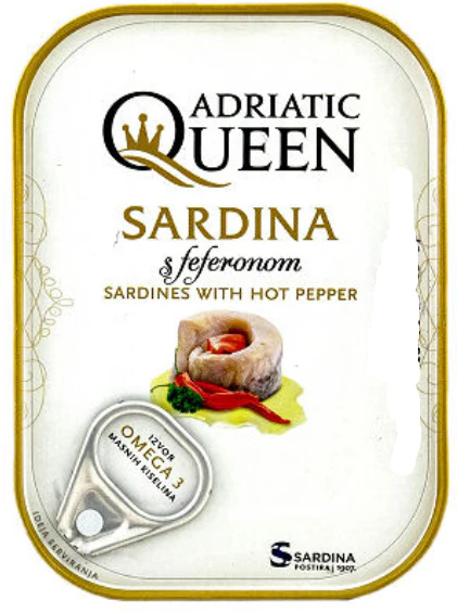 Adriatic Sardines in Veg oil with lemon 105 gr