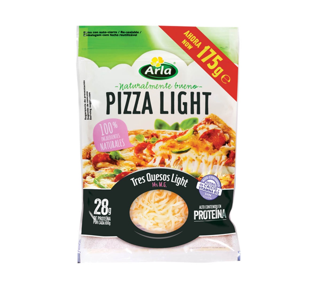 Arla Shredded Pizza Light Protein, 150G