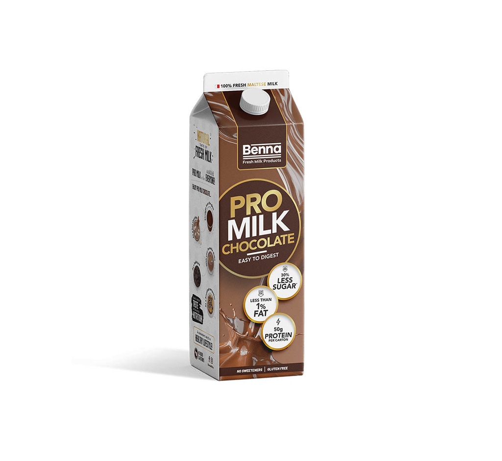 Benna Pro Milk 1% Chocolate Milkshake 1000ml