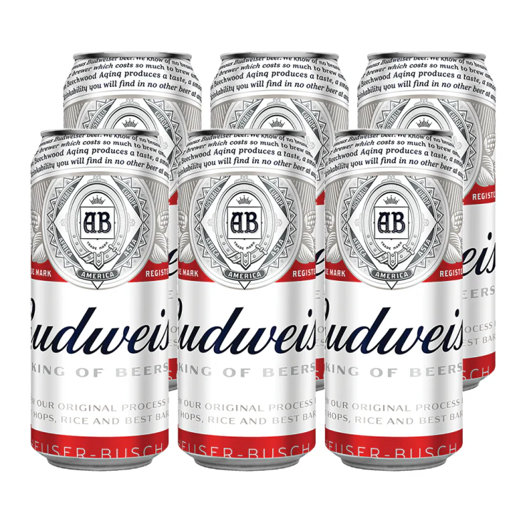 Budweiser Beer 500ml X 6