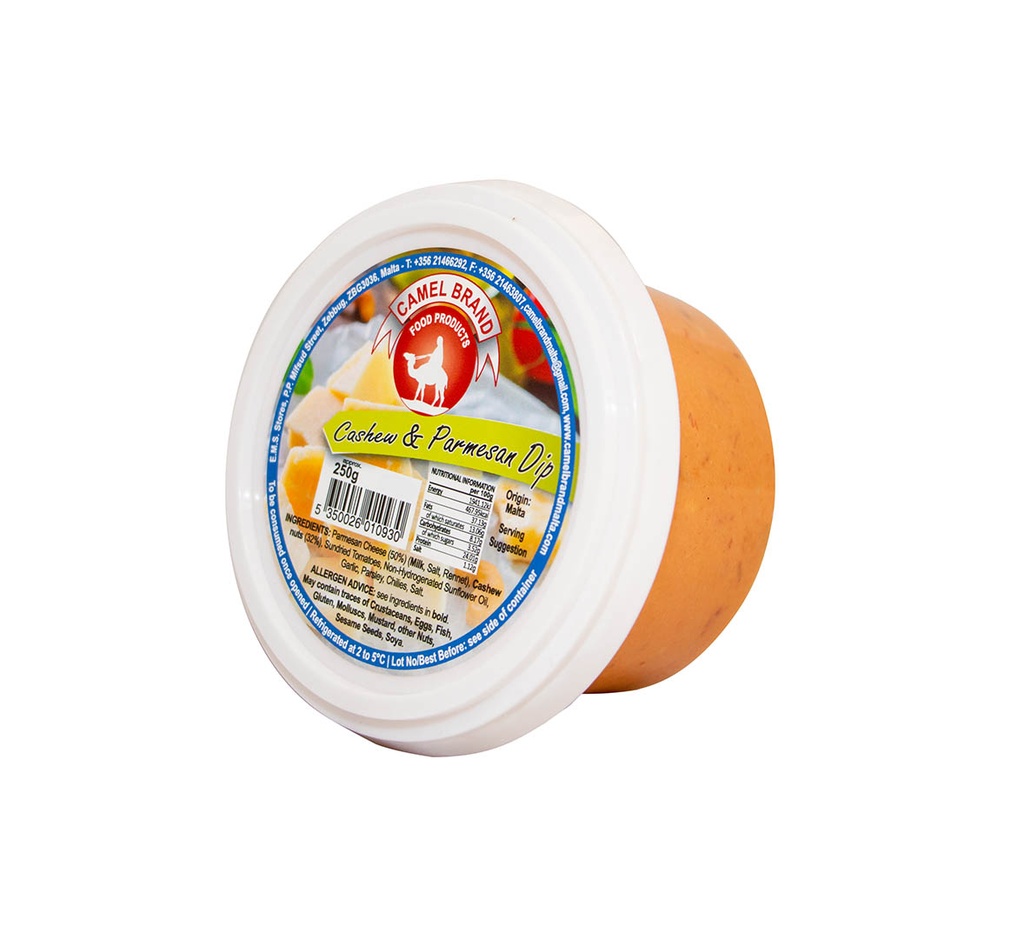 Camel Brand Cashew & Parmesan Dip 250g