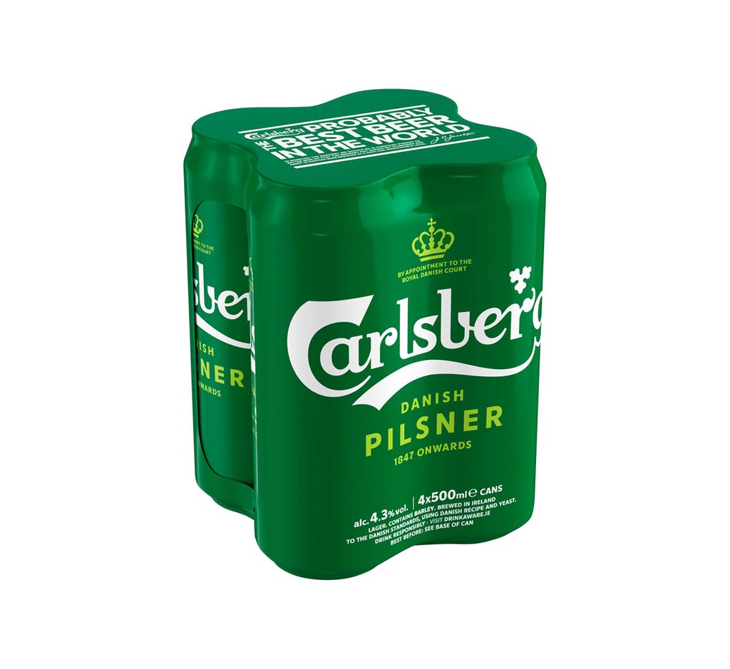 Carlsberg 4 Pack 500 ml