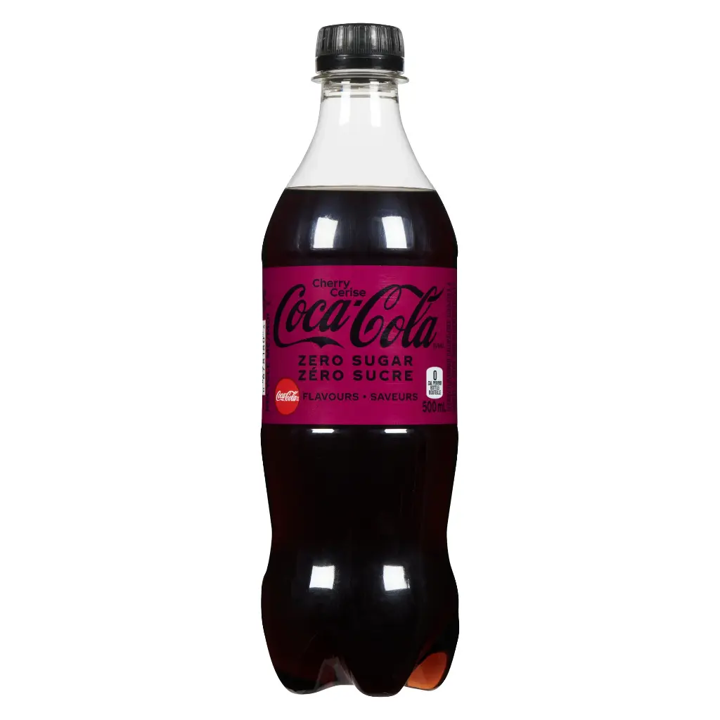 Coca-Cola Zero Sugar Cherry Flavours 500ml