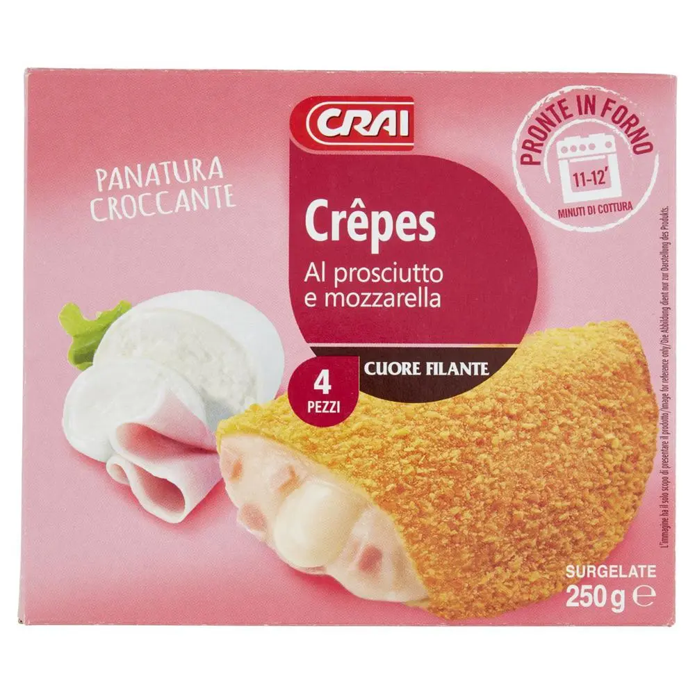Crai Crepes Al Prosciutto E Mozzarella 250g