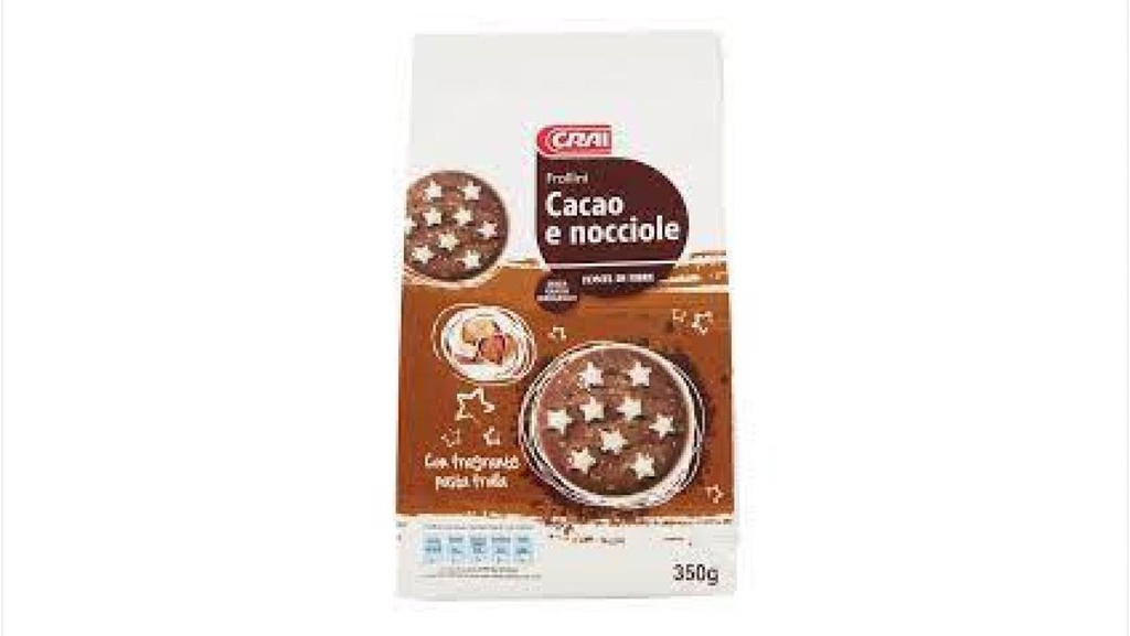 Crai Frollini Cacao E Nocciole 350G