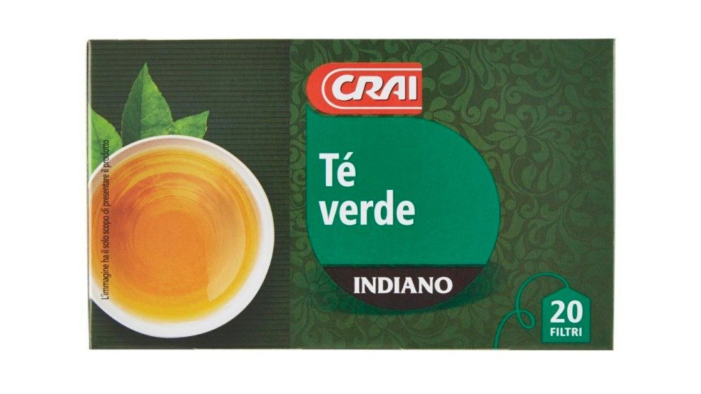 Crai Green Tea Indiano 20 Pcs