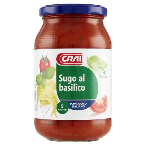 Crai T Sugo Al Basilico 400g