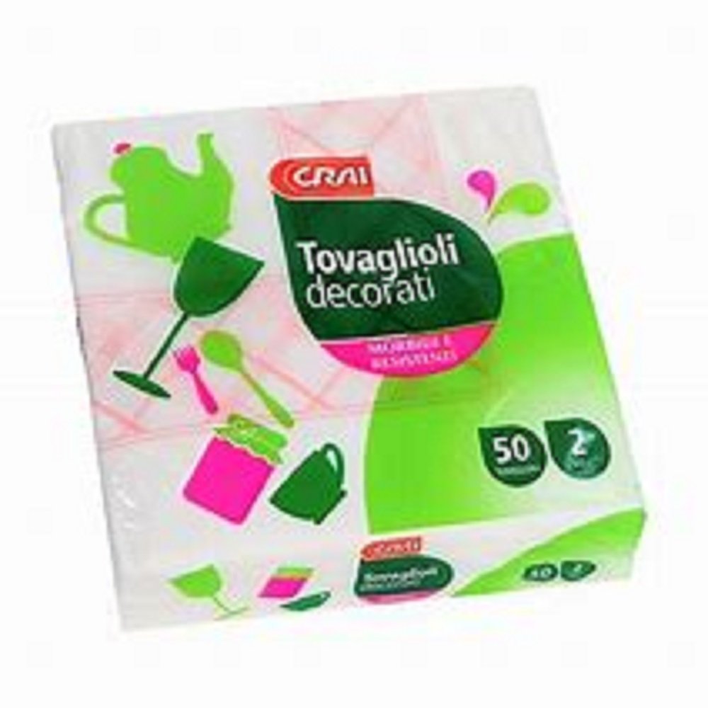 Crai T Decorative Paper Napkins 50Pcs 