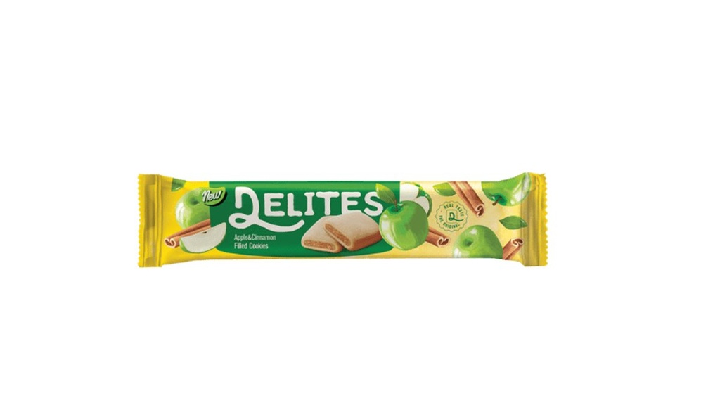 Delites Apple & Cinnamon Filled Cookies 120G