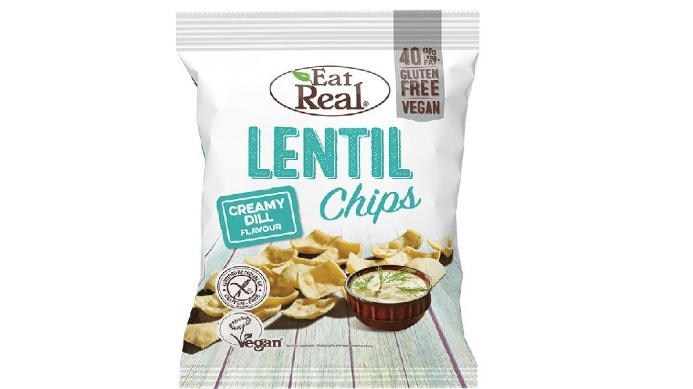 Eat Real G/F Lentil Creamy Dill Chips 40G