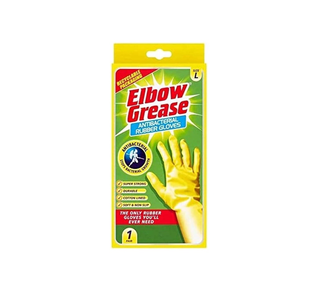 Elbow Grease Antibacterial Rubber Gloves