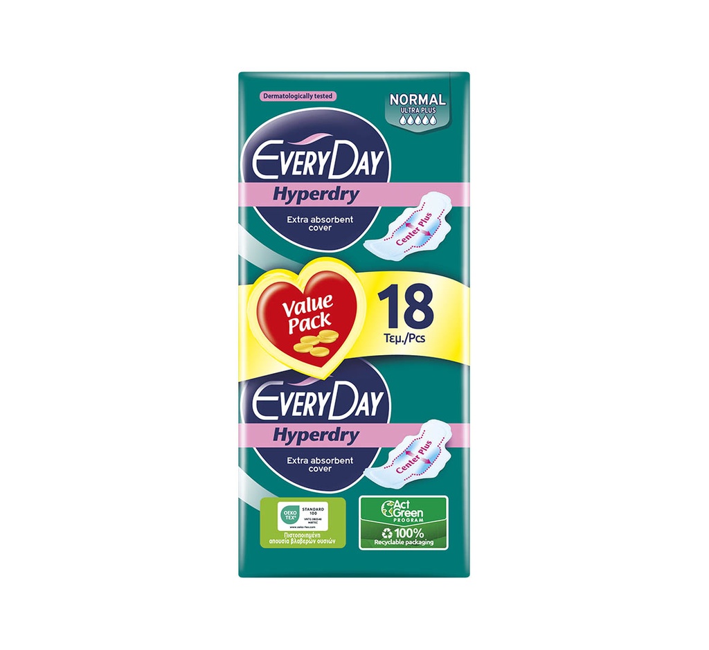 Everyday Hyperdry Extra Absorbent X18