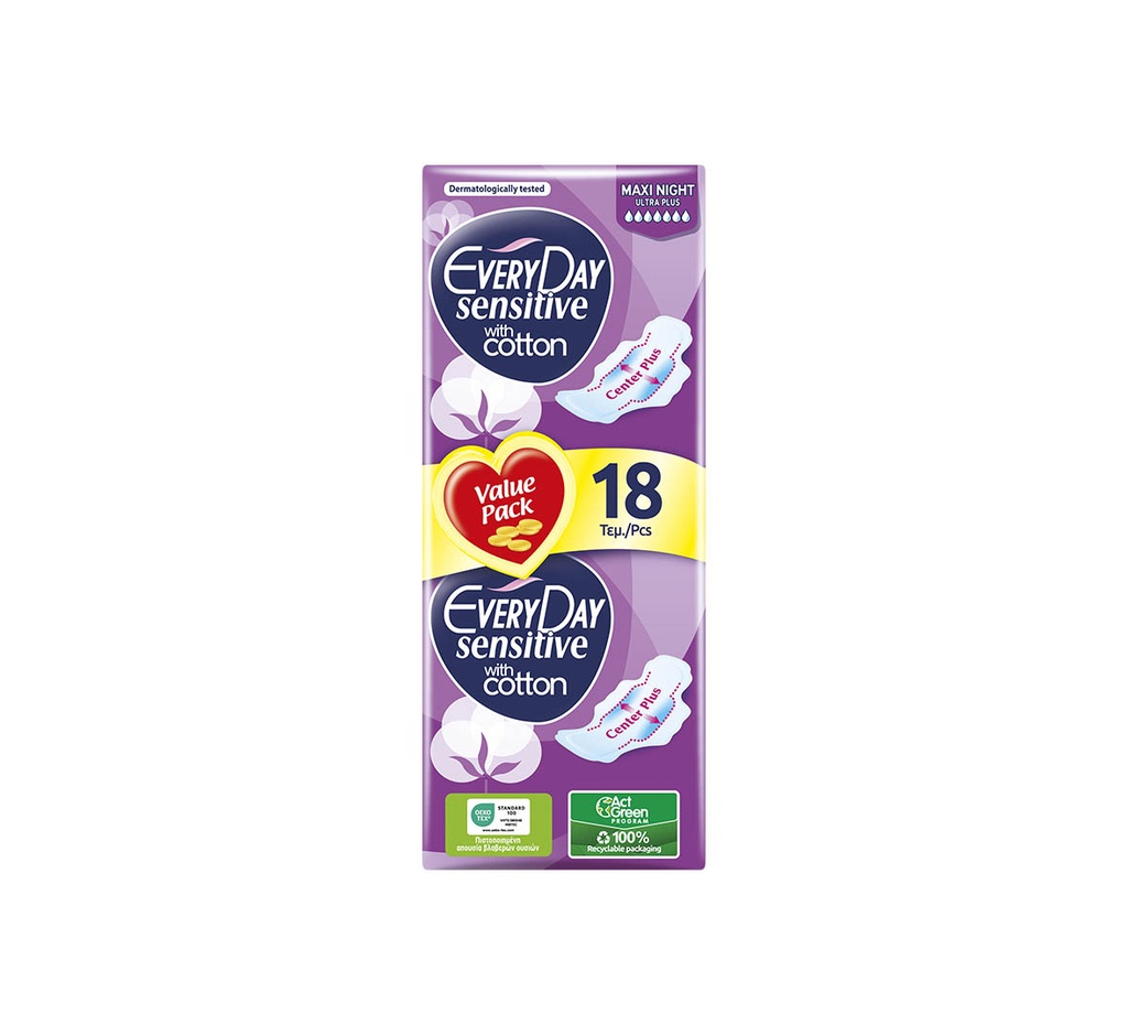 Every Day Sensitive with Cotton 30 Maxi Night