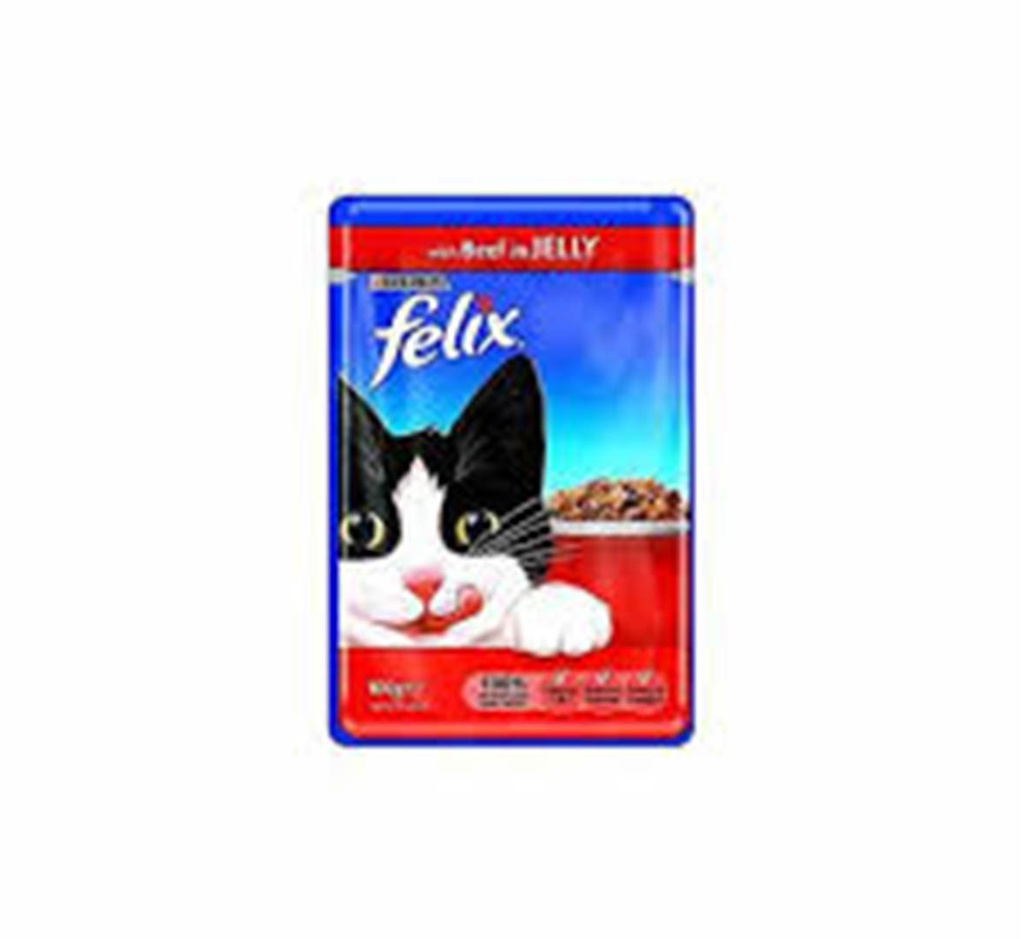 Felix Beef Cat Food, 100G