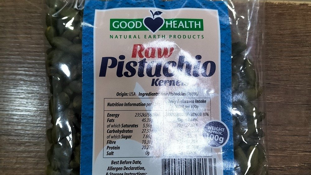 Good Health Raw Pistachio 100G