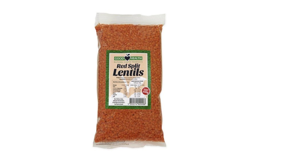 Good Health Red Split Lentils 200g