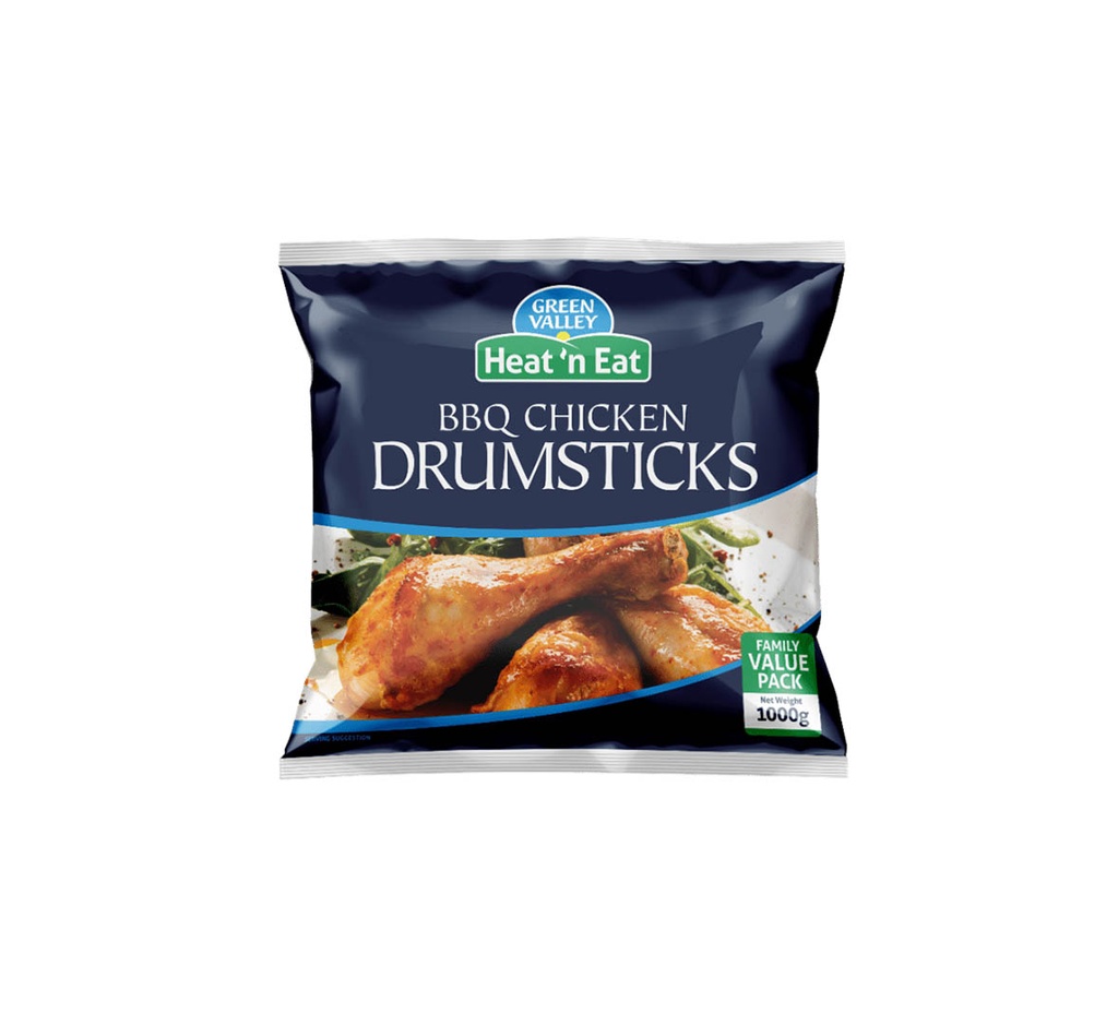 Green Valley Bbq Chicken Drumsticks 1Kg