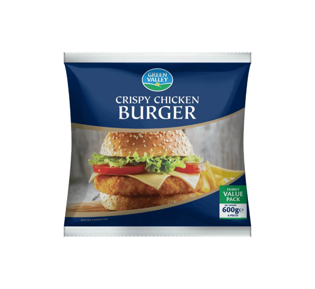 Green Valley Crispy Chicken Burger 600G