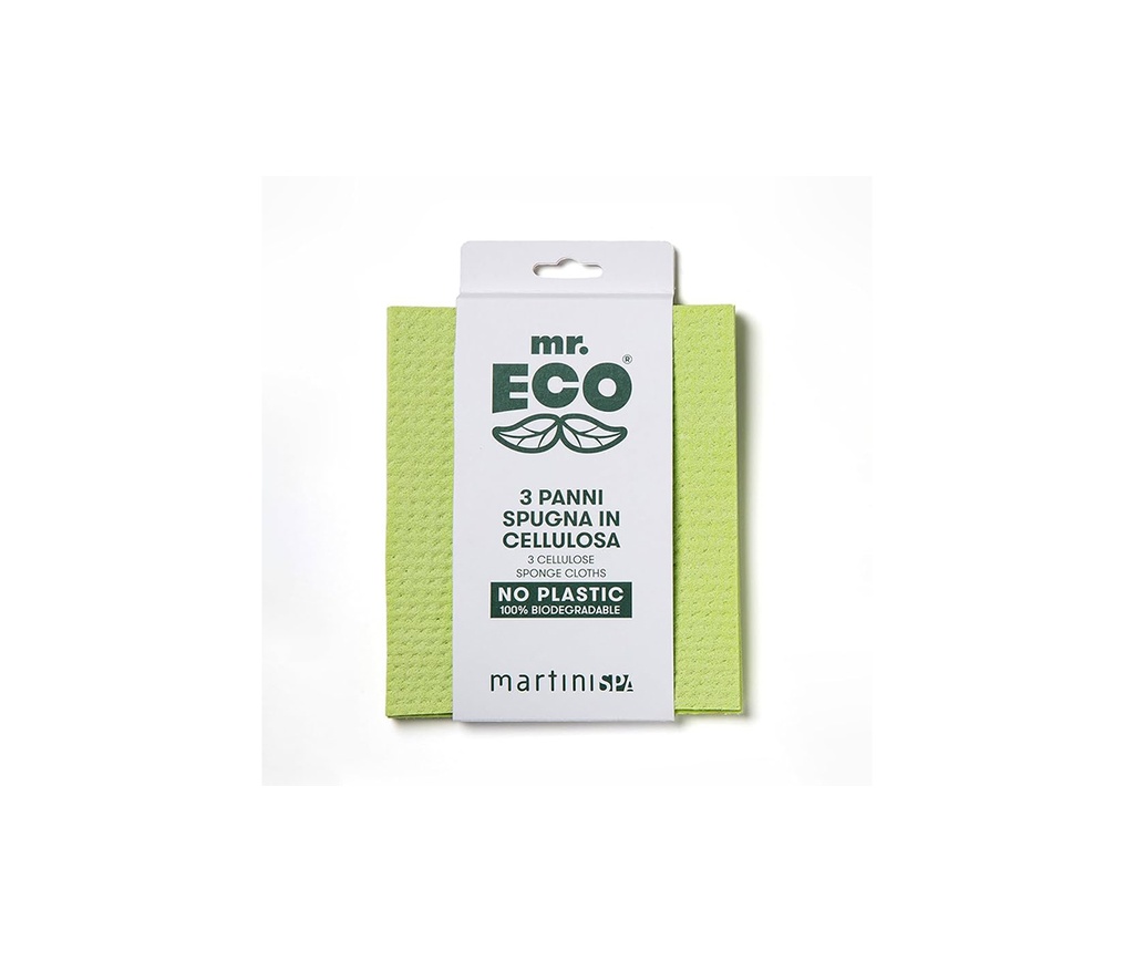 Panni Spugna In Cellulosa, 3 Pieces