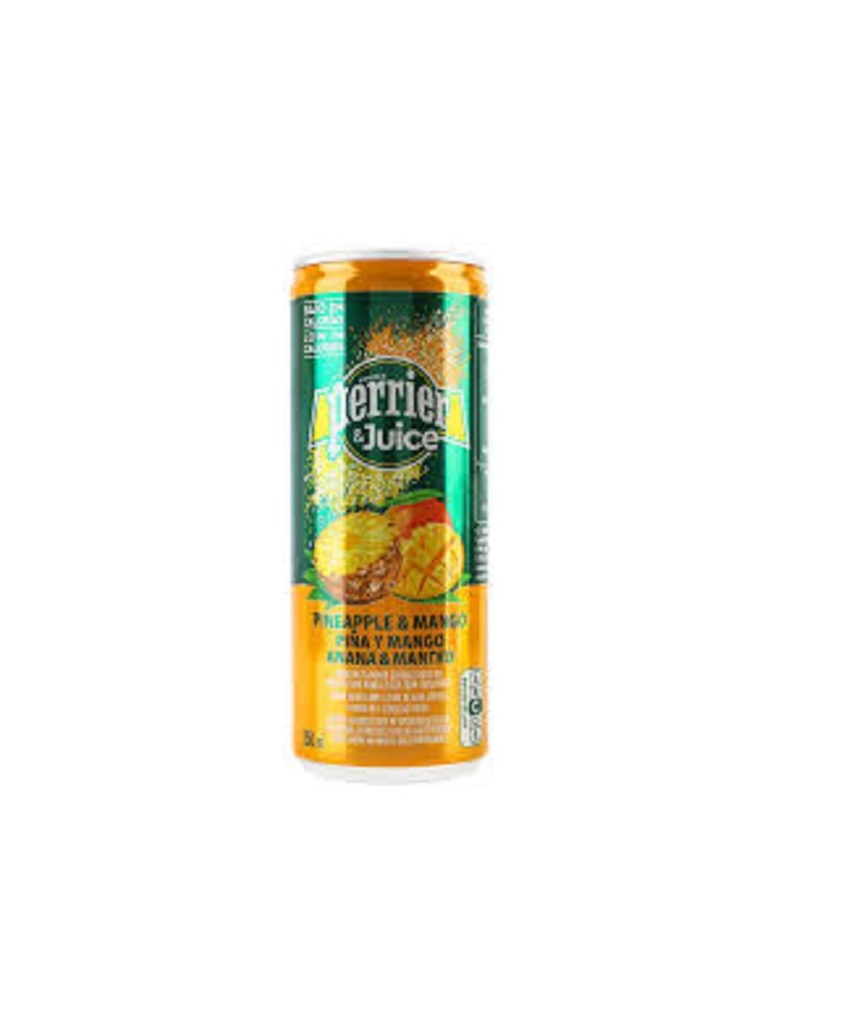 Perrier & Juice Pineapple & Mango 250Ml