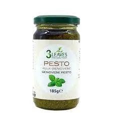 3 Leaves Jars Pesto 185 gr