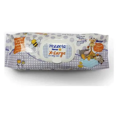 Pezzeta Nanny'S X-Large Wet Baby Wipes