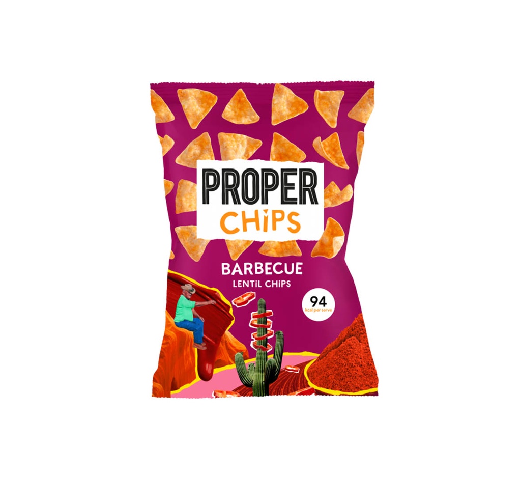 Proper Chips Bbq, 20G