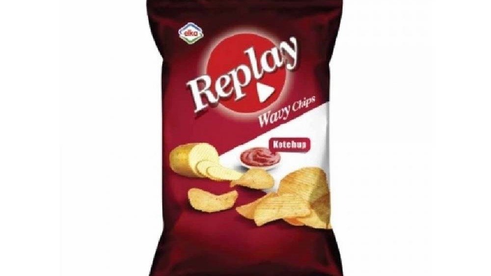 Replay Wavy Chips Ketchup 40g