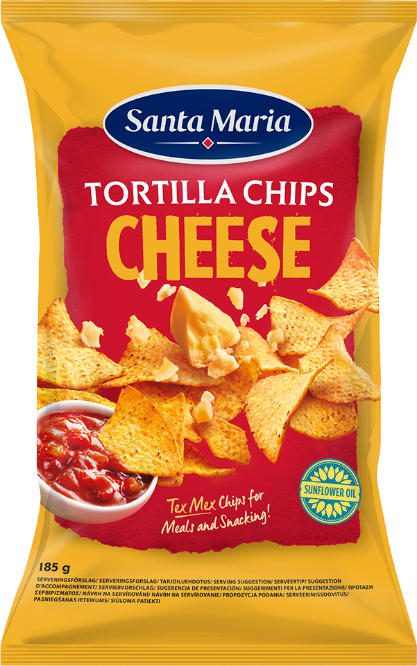 Santa Maria Tortilla Chips Cheese 185g