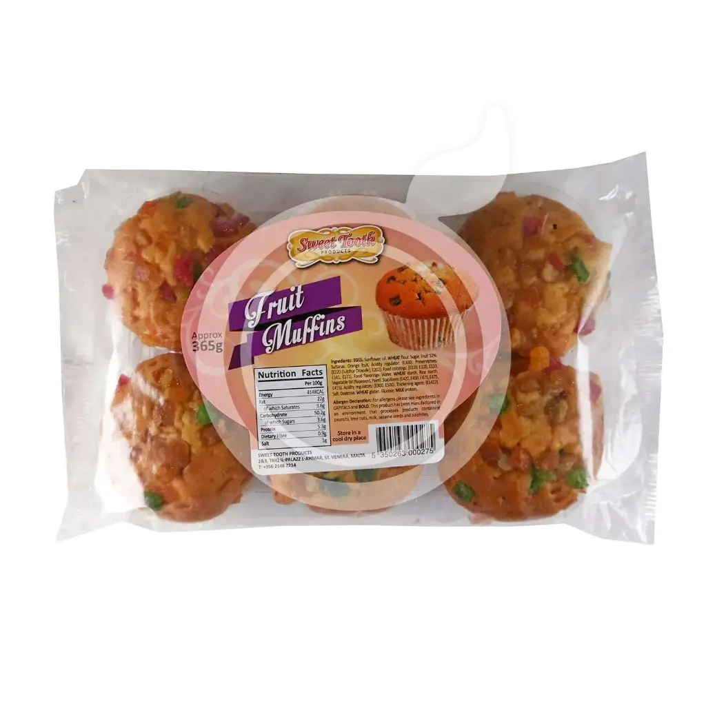 Sweet Tooth Fruit Blueberry x6 365g