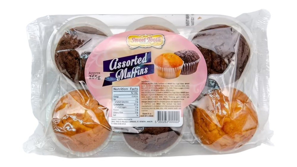 Sweet Tooth Assorted Muffins x6 365g