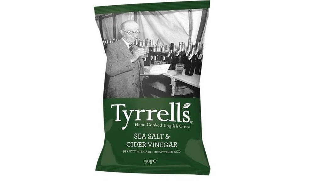 Tyrell'S Sea Salt & Cider Vinegar 150g
