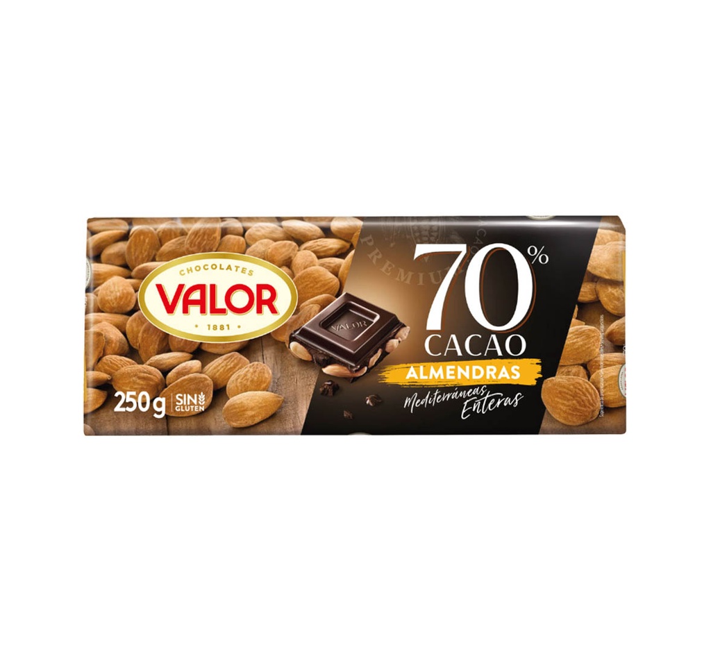 Valor Protein Almonds Chocolate 70G