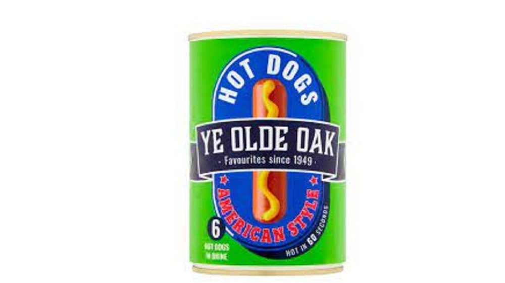 Ye Olde Oak 6 American Style Hot Dogs In Brine 400G1