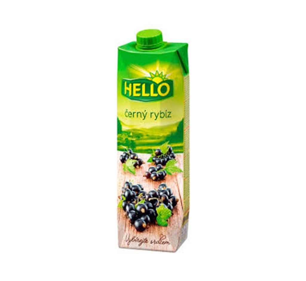 Hello Black Currant Juice 1L