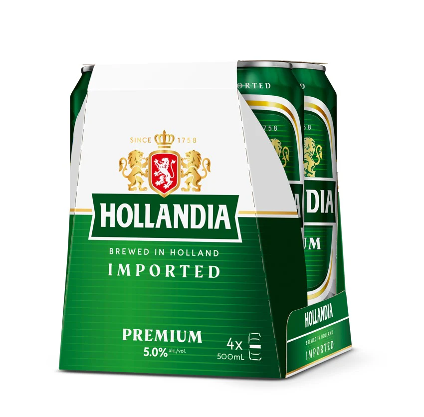 Hollandia Premium Beer 4X500ml