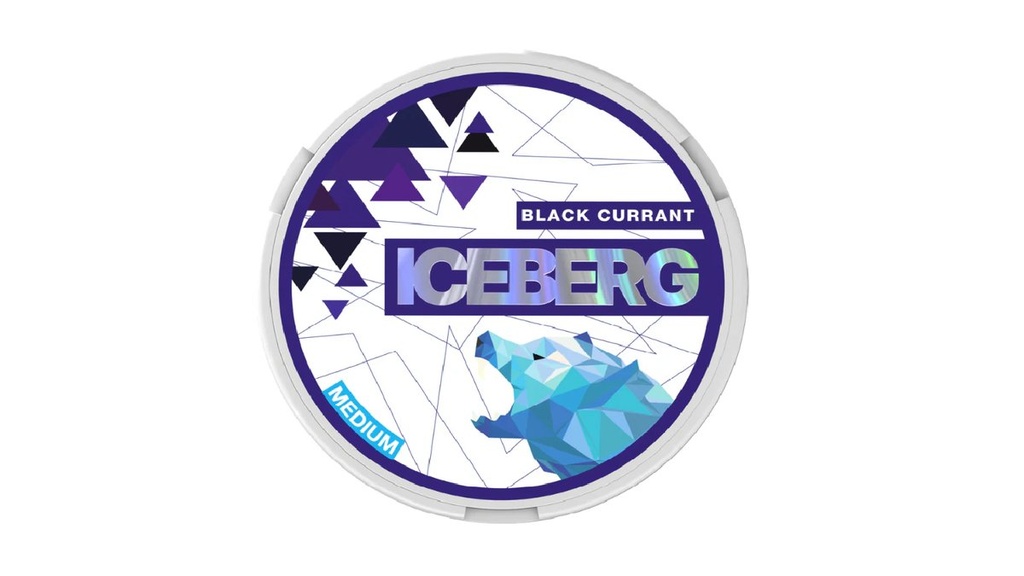 Iceberg Nicotine Pouch Black Currant, 20Mg