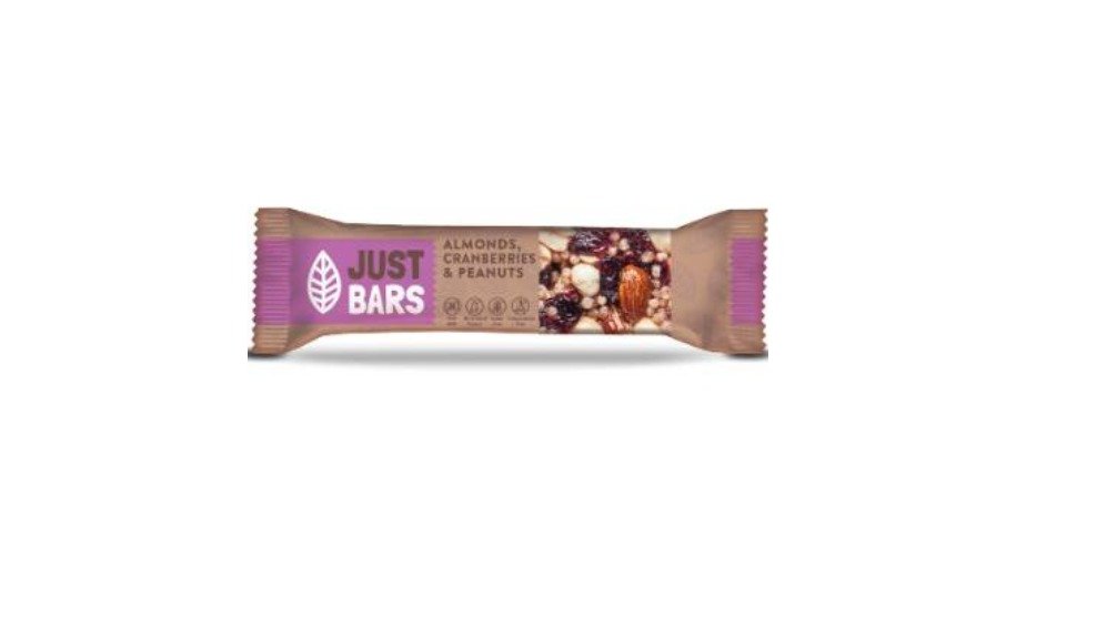 Just Bars Almond Cranberries Peanuts 40G