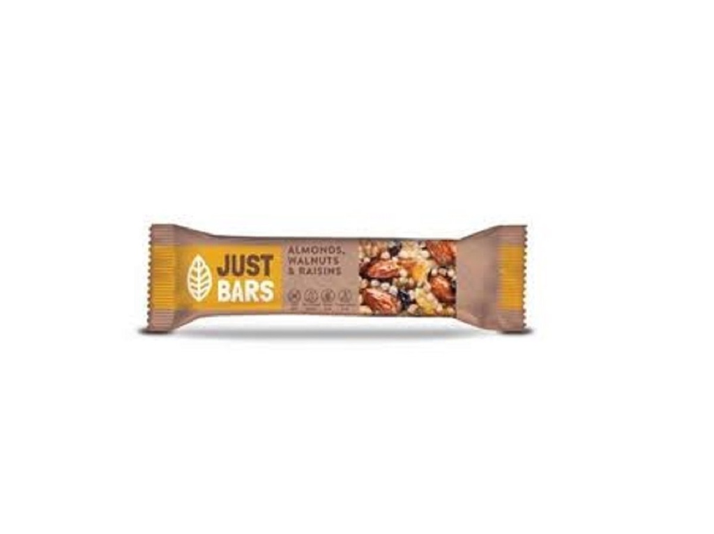 Just Bars Almonds Walnuts 40G