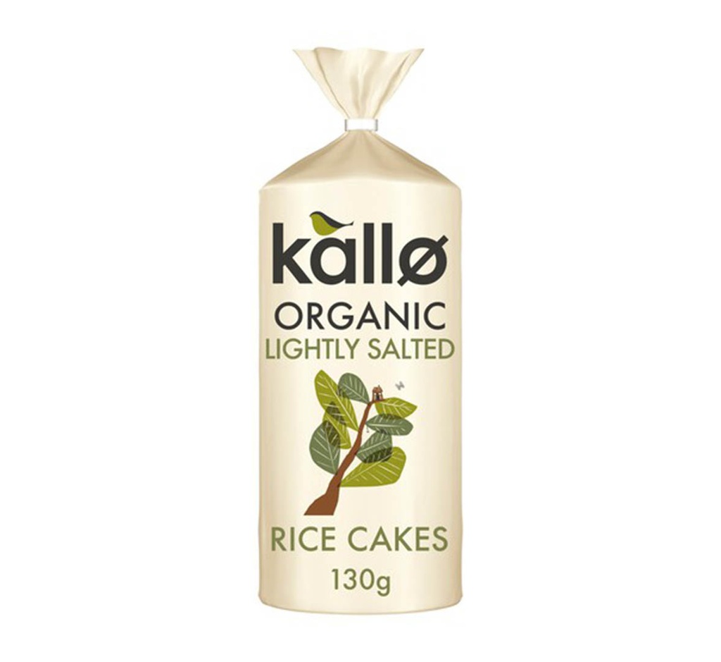 Kallo Lightly Salted Wholegrain Low Fat Rice Cakes