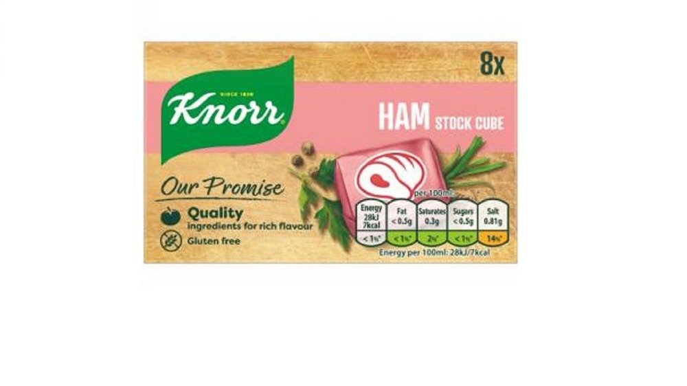 Knorr Ham Stock Cubes 8X80G