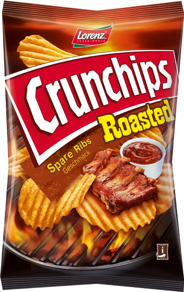 Lorenz Crunchips Roasted Spare Ribs 120g